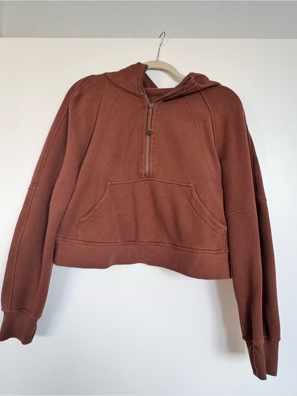 Lululemon Cropped Half-Zip Hoodie